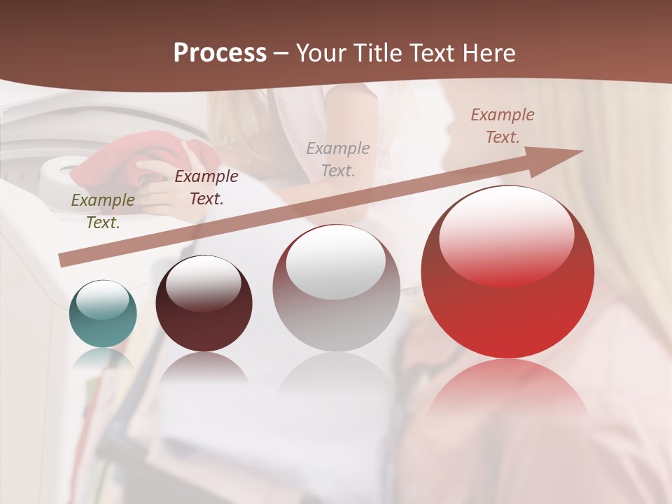 Color Domestic Clothing PowerPoint Template