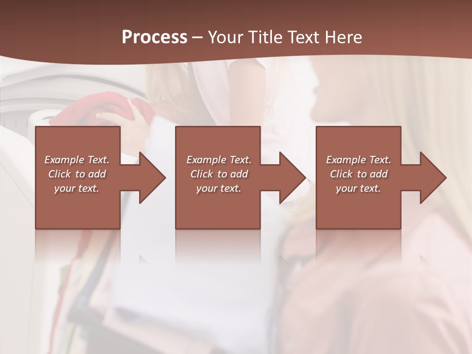 Color Domestic Clothing PowerPoint Template
