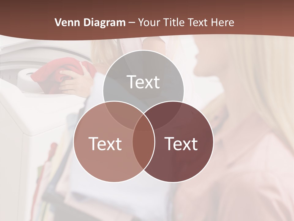 Color Domestic Clothing PowerPoint Template