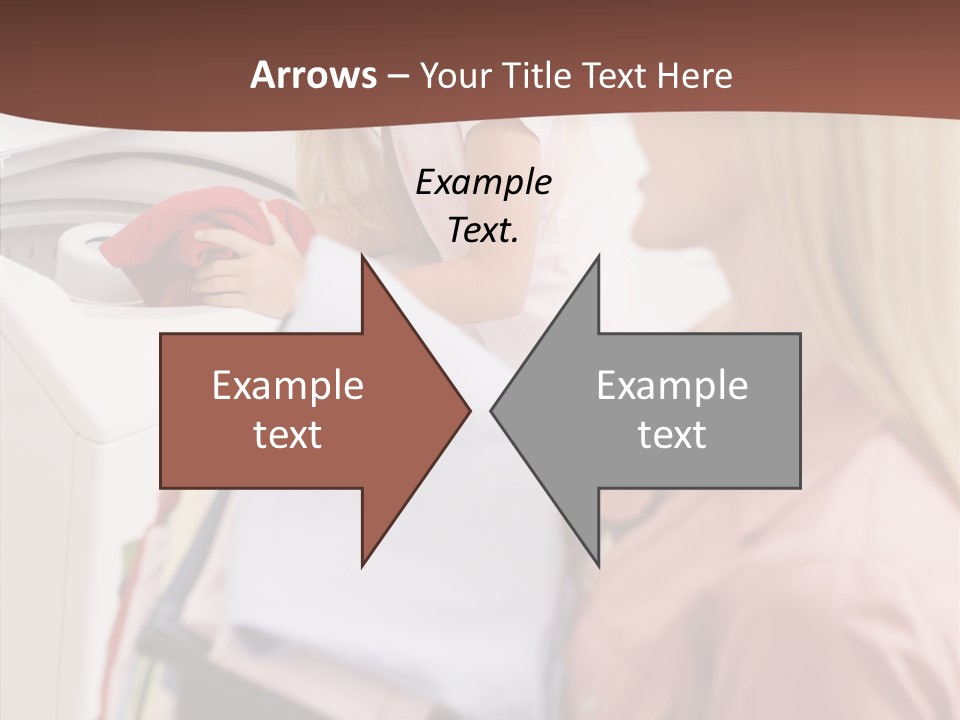 Color Domestic Clothing PowerPoint Template