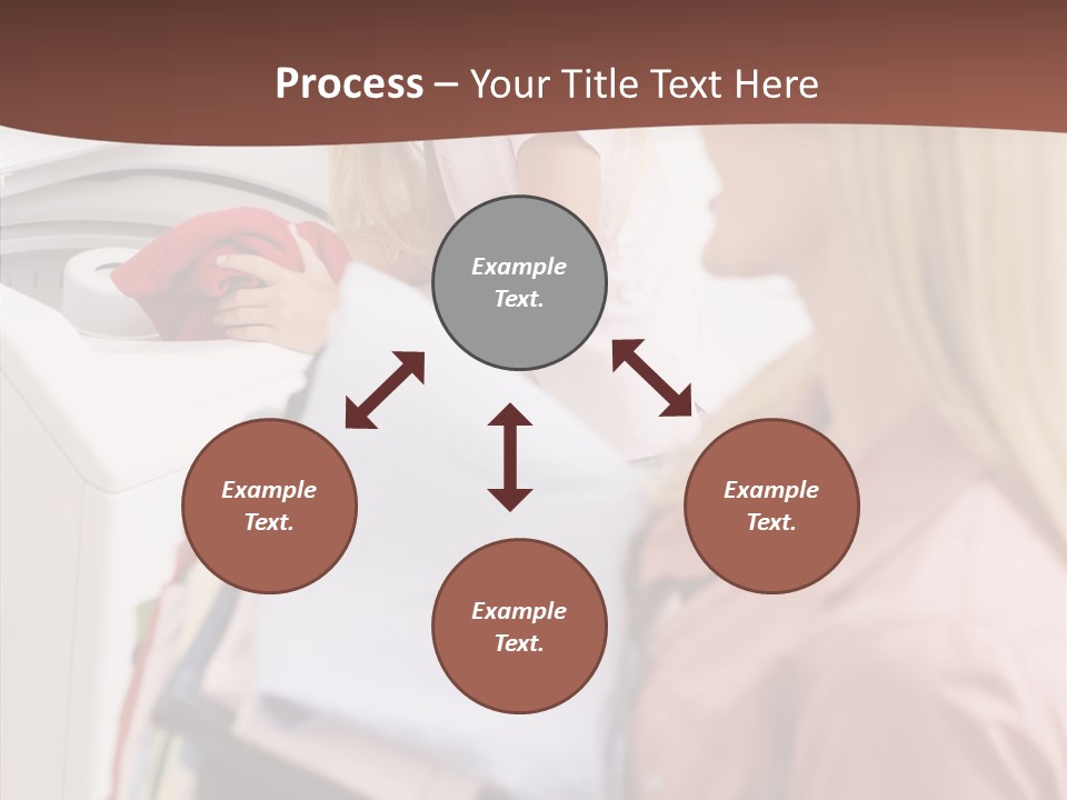 Color Domestic Clothing PowerPoint Template