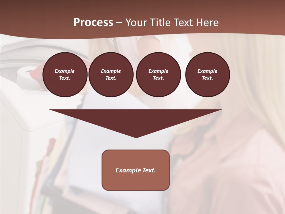 Color Domestic Clothing PowerPoint Template