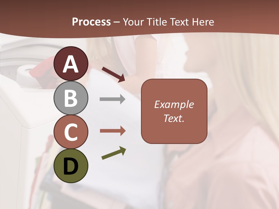 Color Domestic Clothing PowerPoint Template
