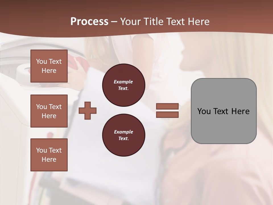 Color Domestic Clothing PowerPoint Template