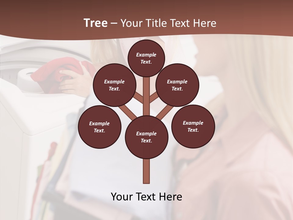 Color Domestic Clothing PowerPoint Template