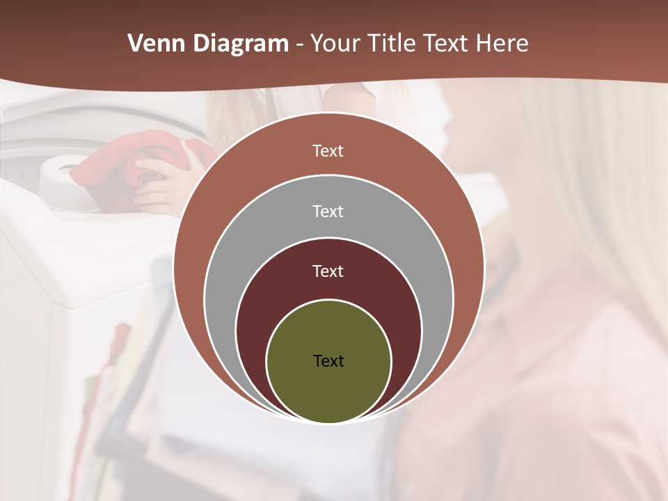 Color Domestic Clothing PowerPoint Template