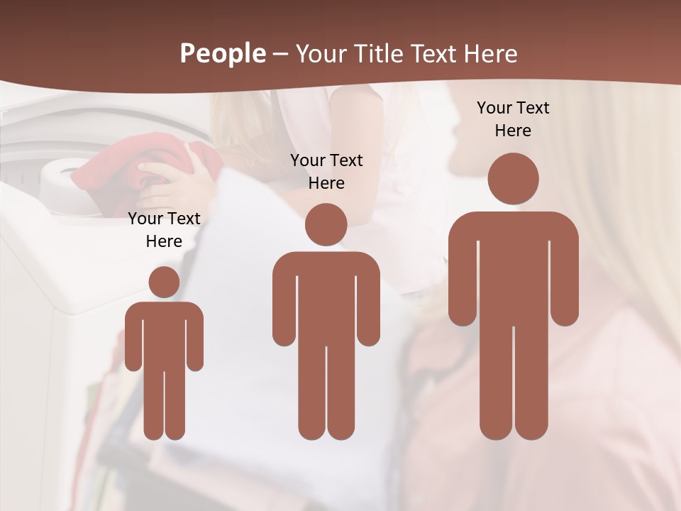 Color Domestic Clothing PowerPoint Template