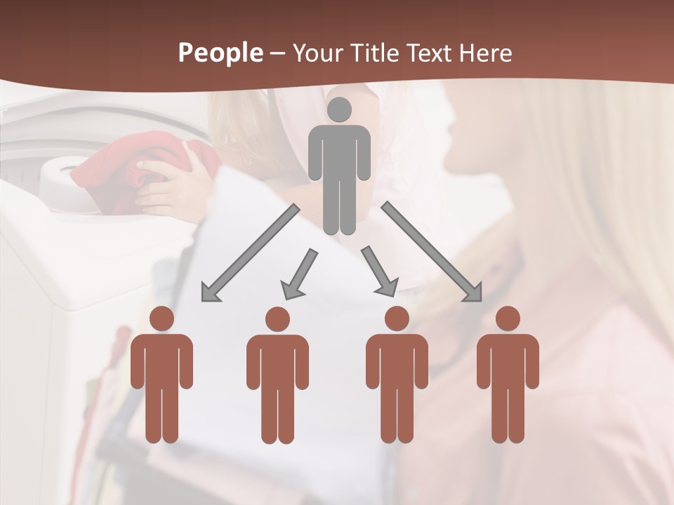 Color Domestic Clothing PowerPoint Template