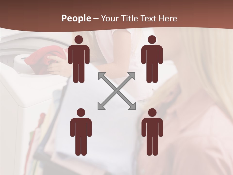 Color Domestic Clothing PowerPoint Template