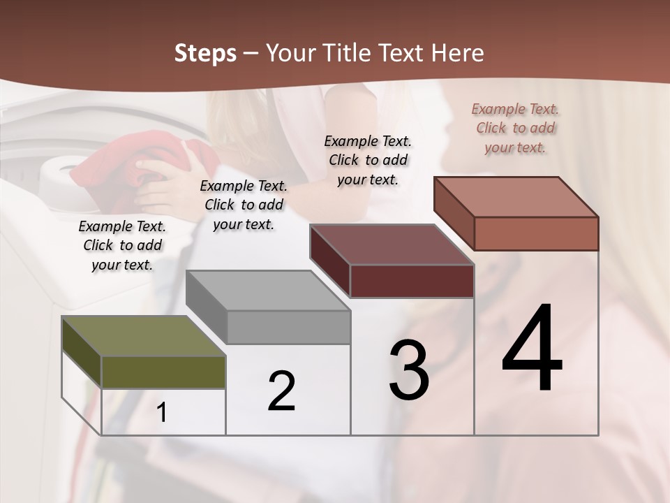 Color Domestic Clothing PowerPoint Template