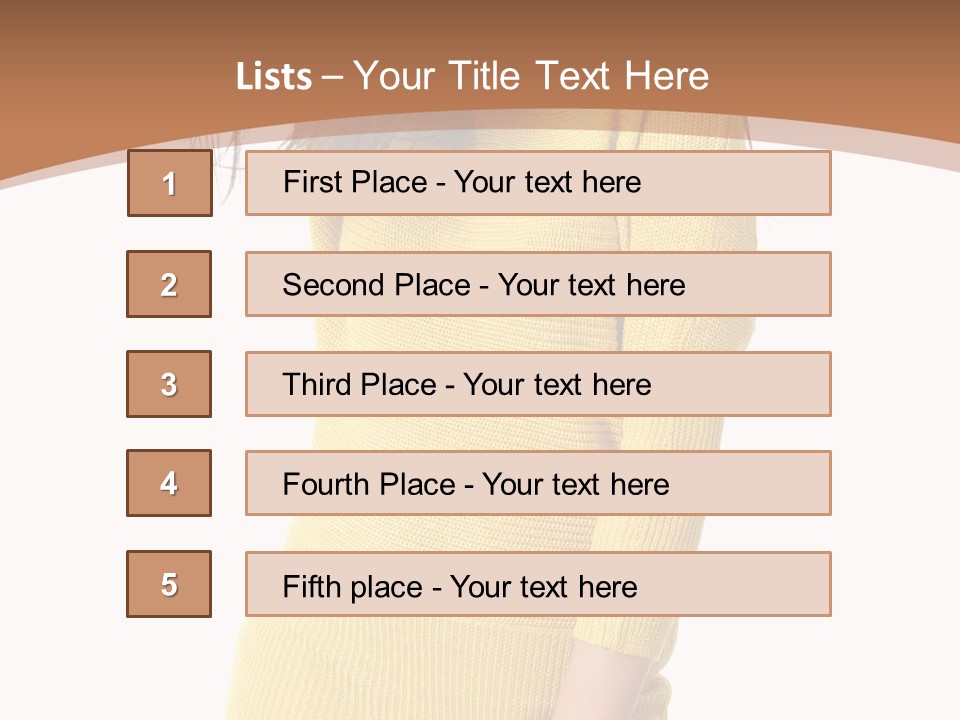 Fashion Female Beauty PowerPoint Template