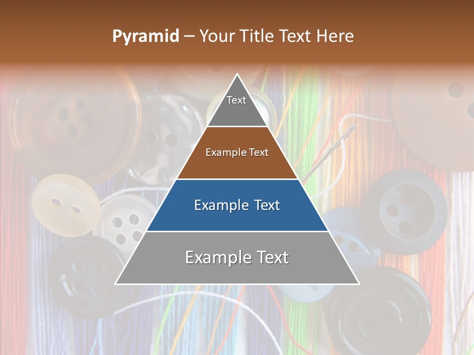 Scattered String Sewing PowerPoint Template