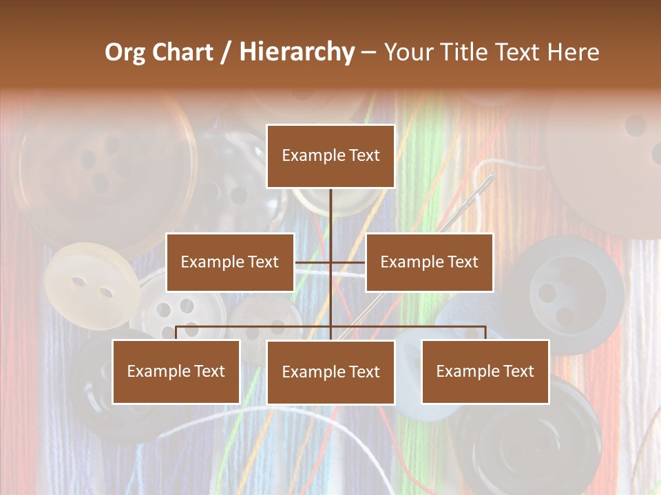 Scattered String Sewing PowerPoint Template