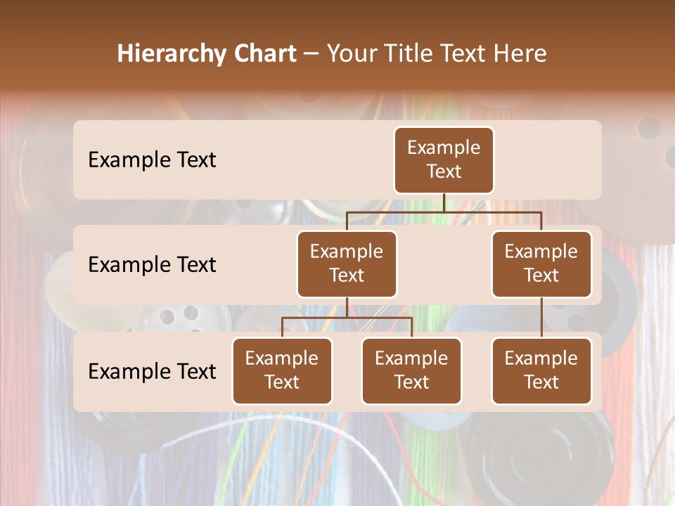 Scattered String Sewing PowerPoint Template