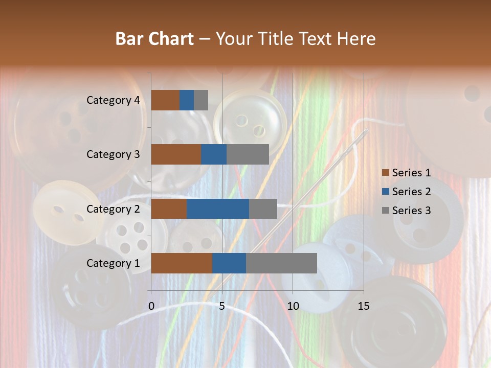 Scattered String Sewing PowerPoint Template