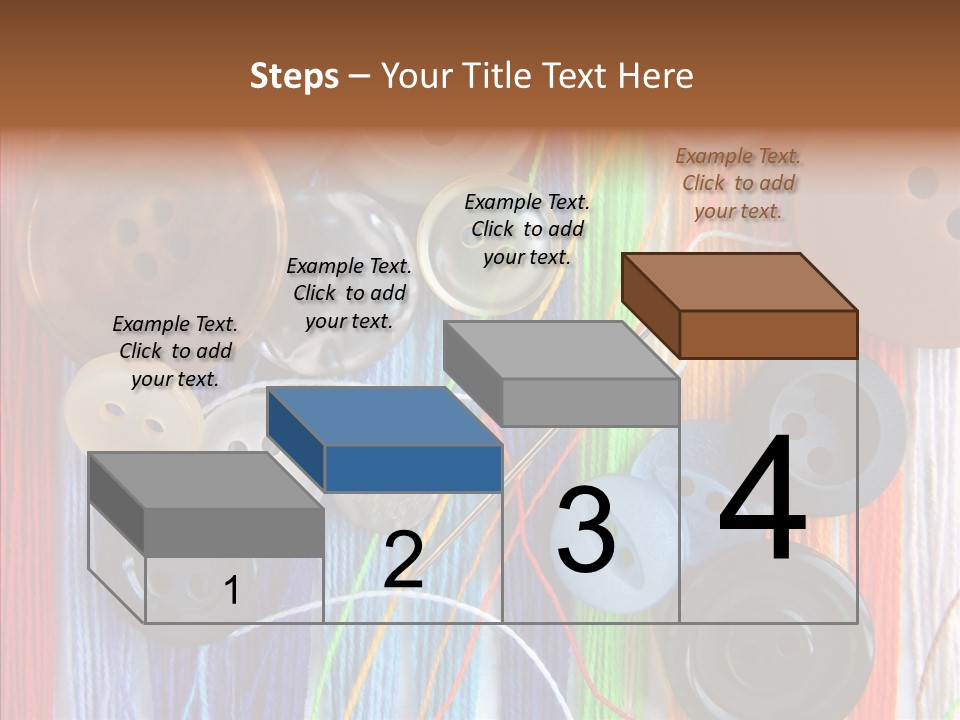 Scattered String Sewing PowerPoint Template
