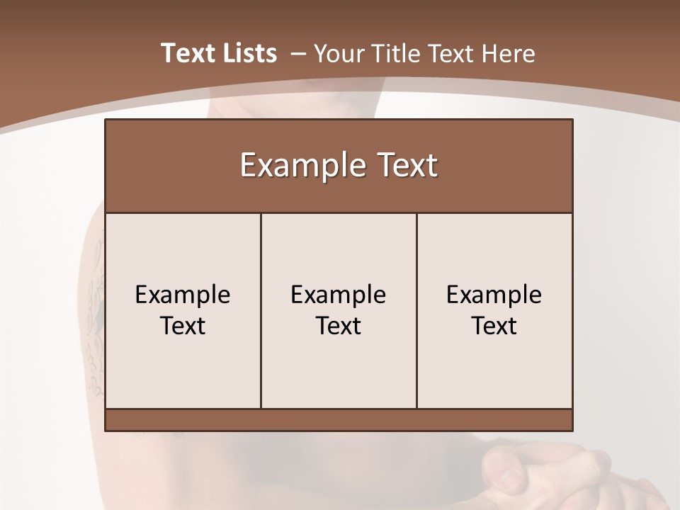 Lusty Gutsy Brawny PowerPoint Template