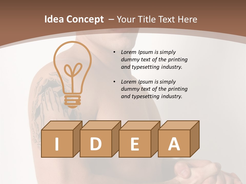 Lusty Gutsy Brawny PowerPoint Template