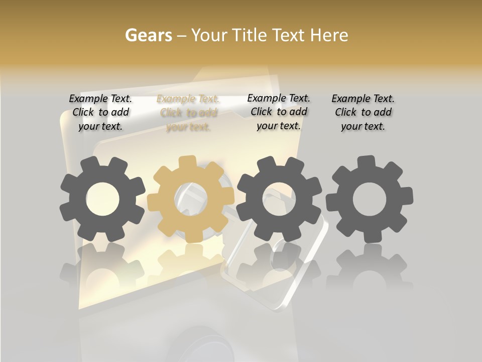 Guard Network Key PowerPoint Template