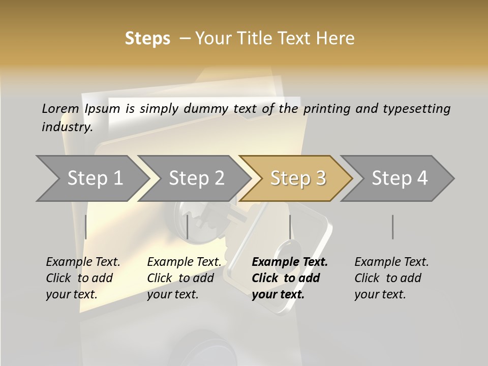 Guard Network Key PowerPoint Template