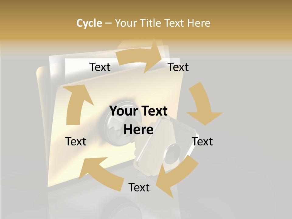 Guard Network Key PowerPoint Template