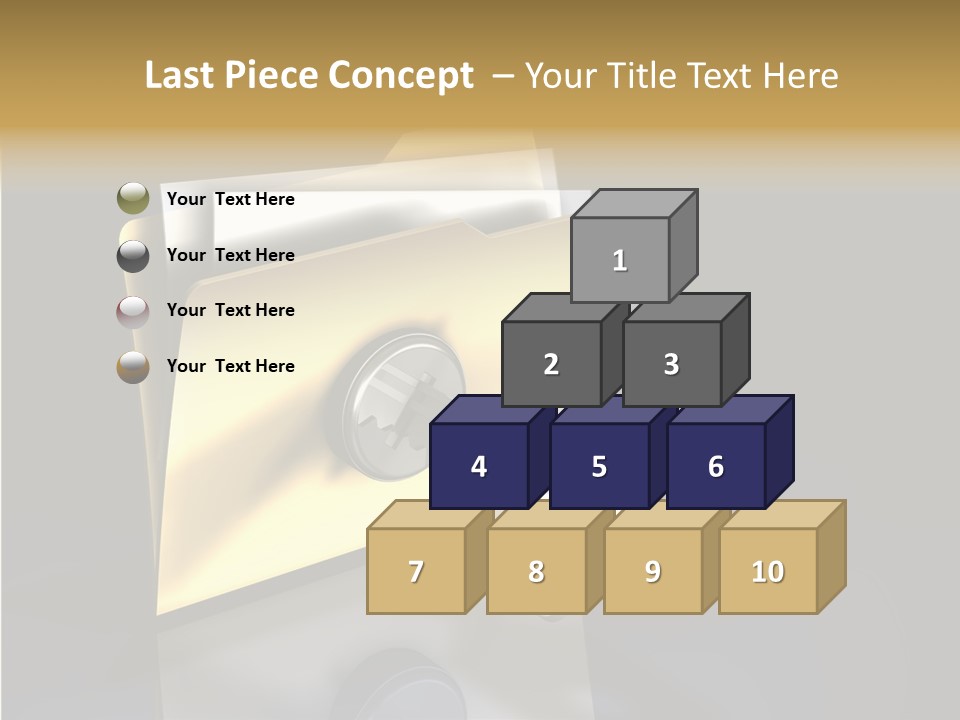 Guard Network Key PowerPoint Template