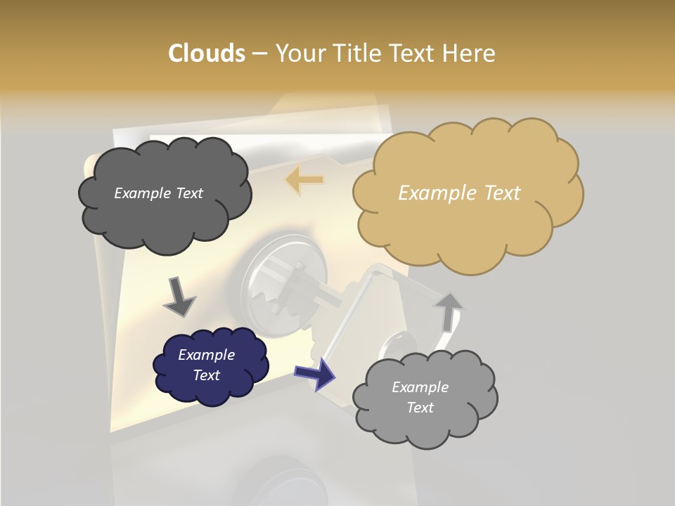 Guard Network Key PowerPoint Template