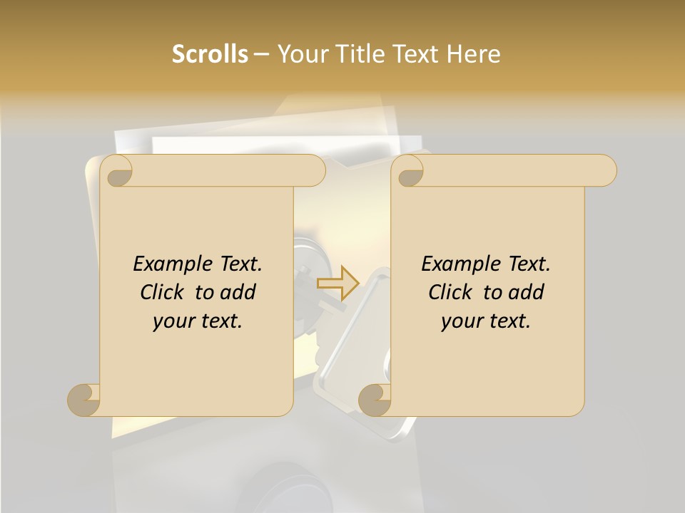 Guard Network Key PowerPoint Template