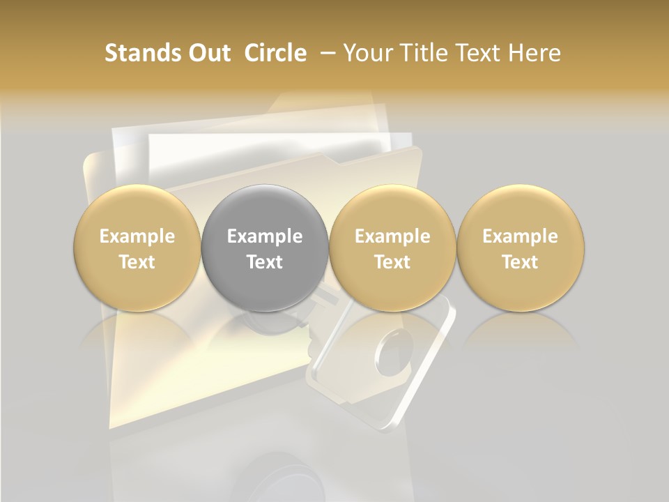 Guard Network Key PowerPoint Template