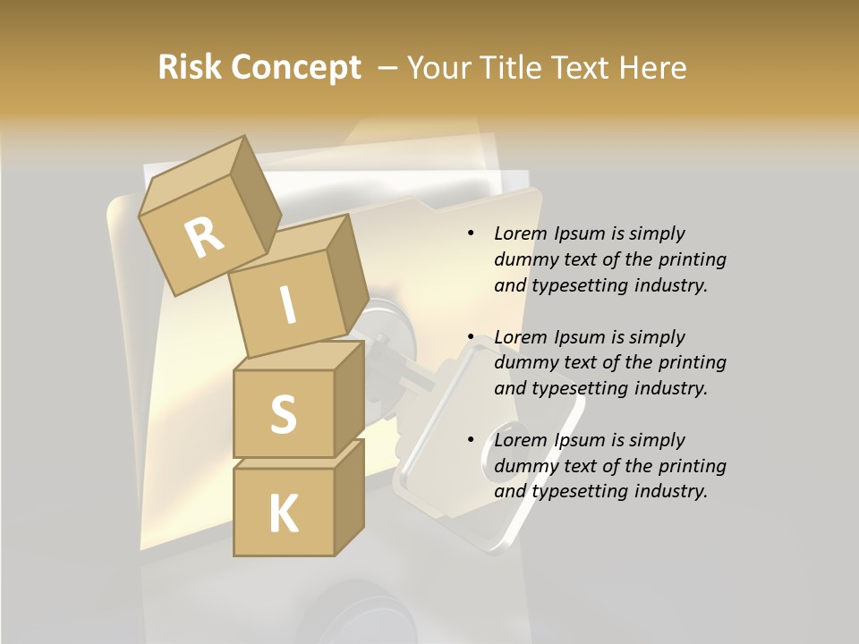 Guard Network Key PowerPoint Template