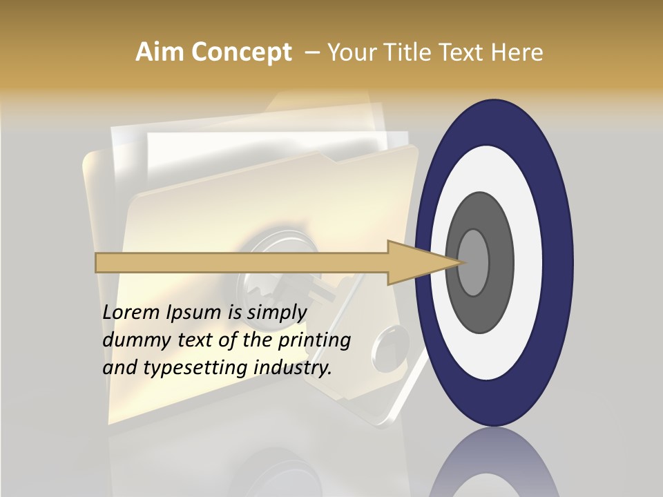 Guard Network Key PowerPoint Template