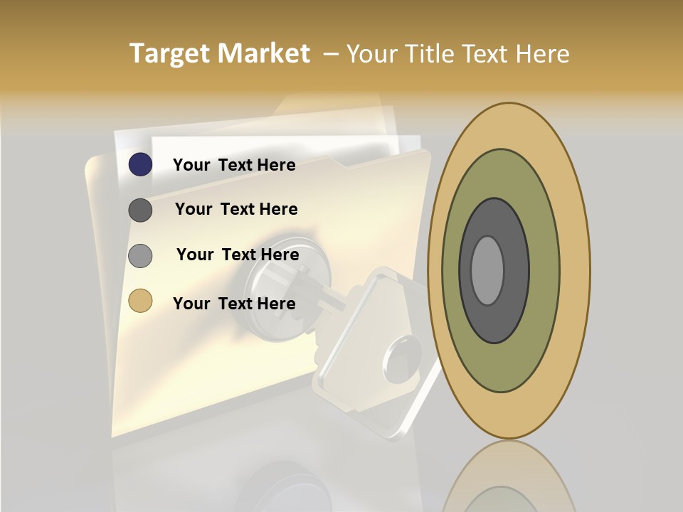 Guard Network Key PowerPoint Template