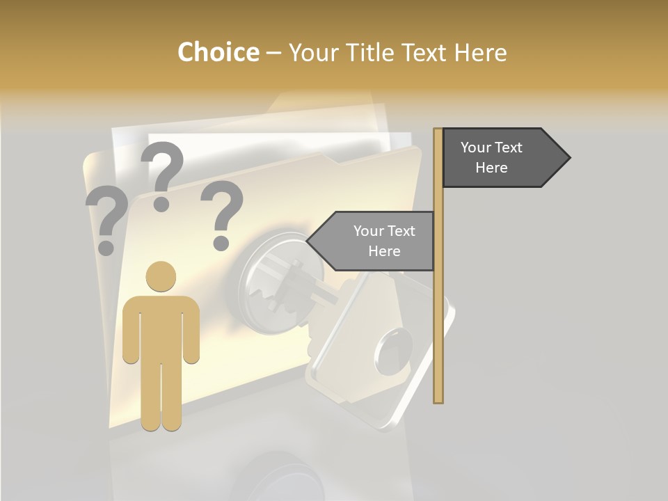 Guard Network Key PowerPoint Template