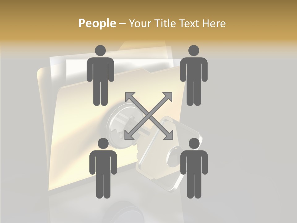 Guard Network Key PowerPoint Template