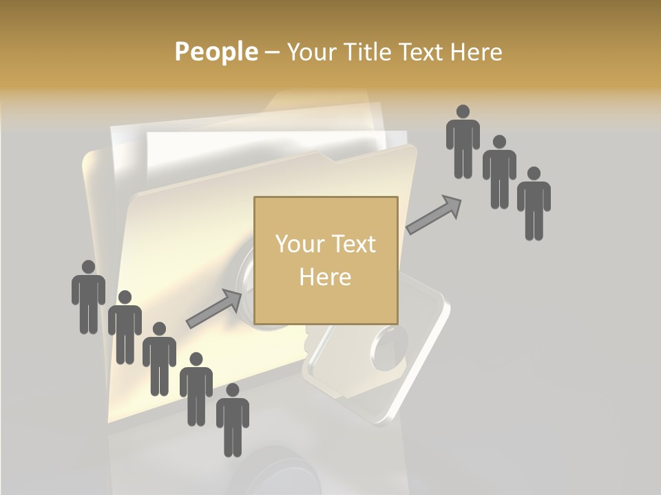 Guard Network Key PowerPoint Template