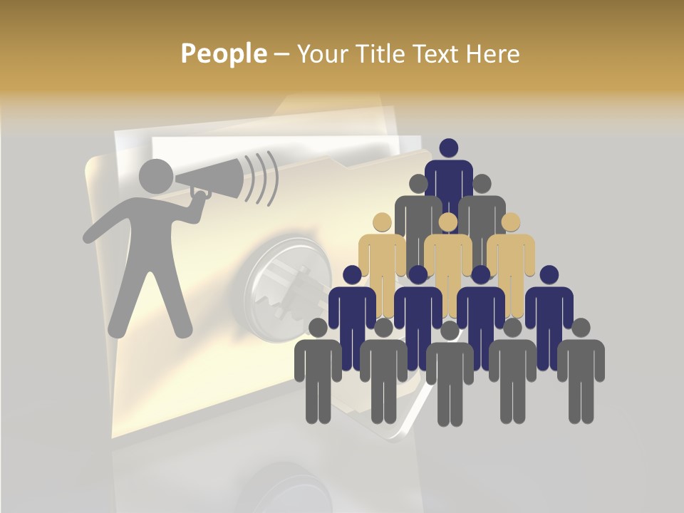 Guard Network Key PowerPoint Template