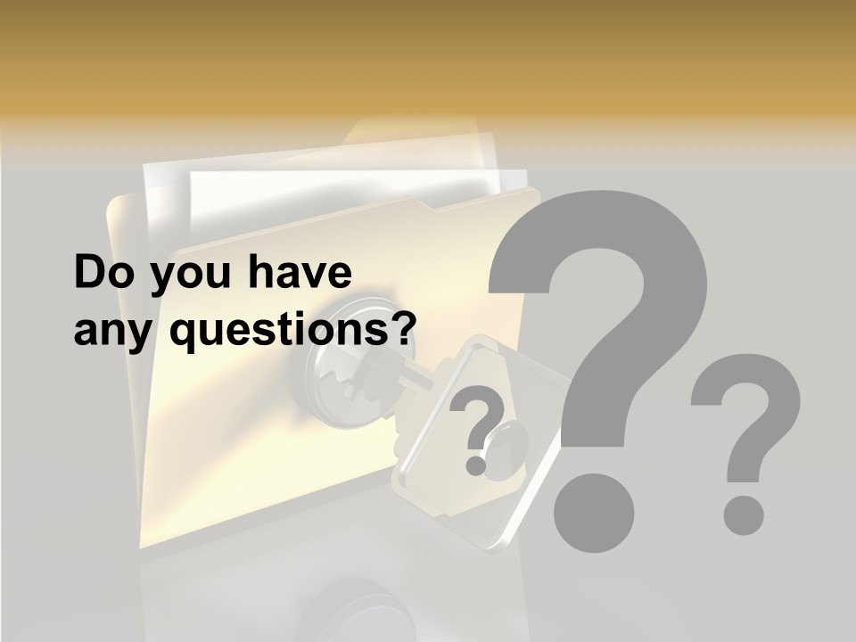 Guard Network Key PowerPoint Template