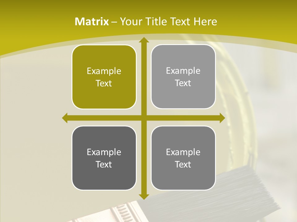 Painter Wet Newspaper PowerPoint Template