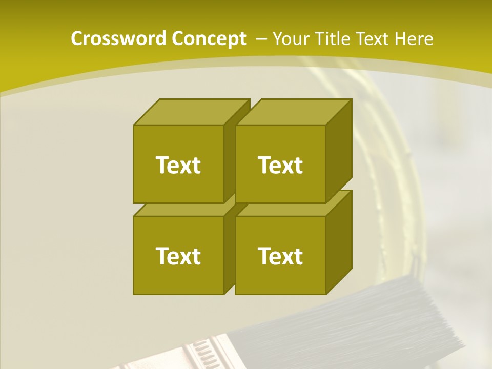 Painter Wet Newspaper PowerPoint Template
