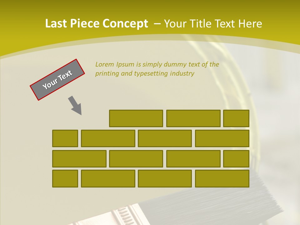 Painter Wet Newspaper PowerPoint Template