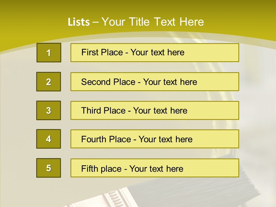 Painter Wet Newspaper PowerPoint Template