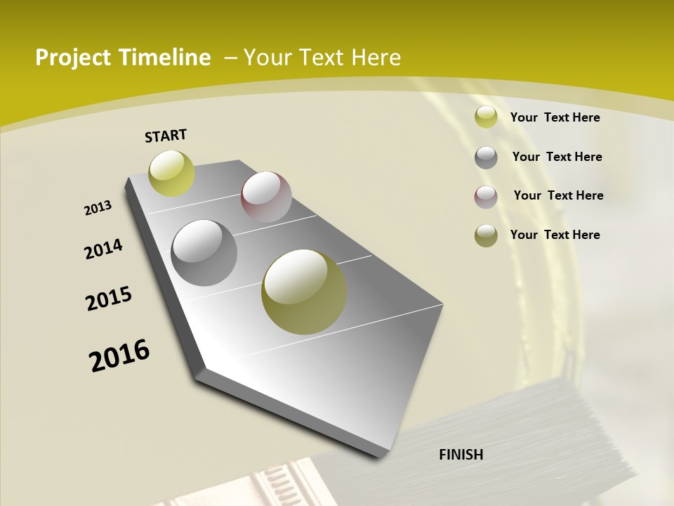 Painter Wet Newspaper PowerPoint Template