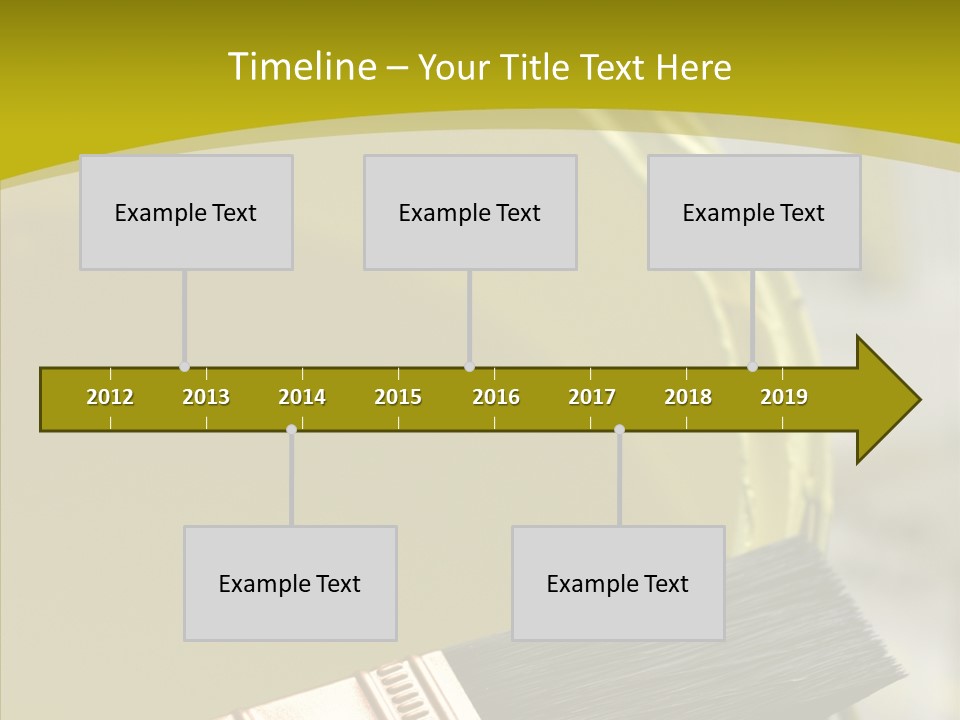 Painter Wet Newspaper PowerPoint Template