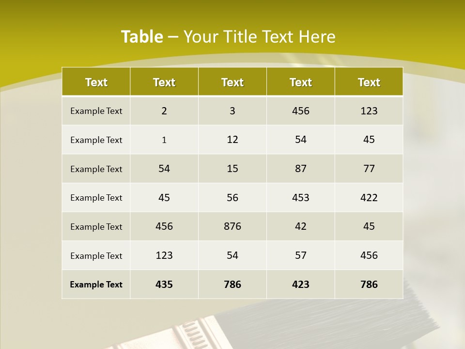 Painter Wet Newspaper PowerPoint Template