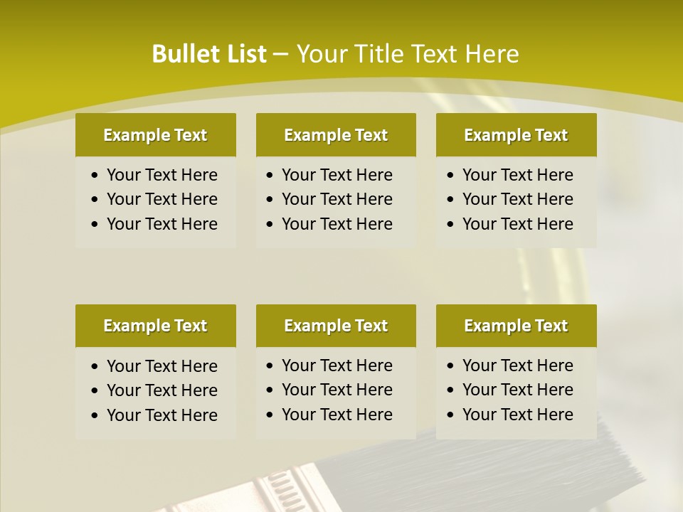 Painter Wet Newspaper PowerPoint Template