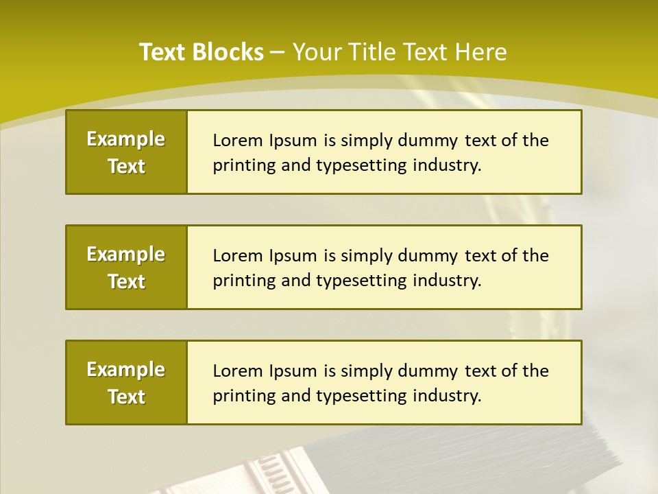 Painter Wet Newspaper PowerPoint Template