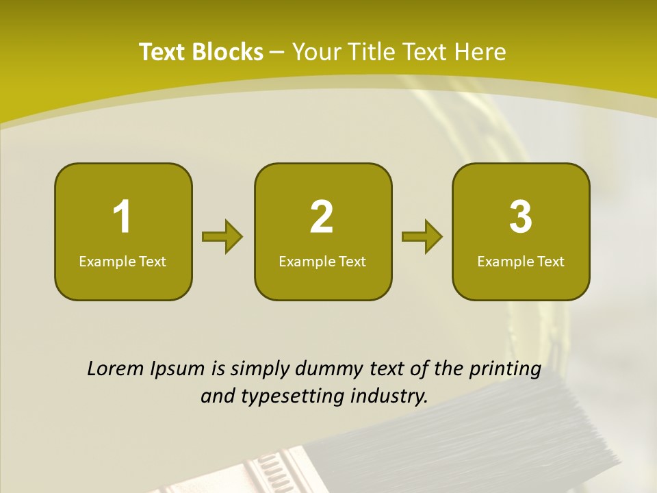 Painter Wet Newspaper PowerPoint Template