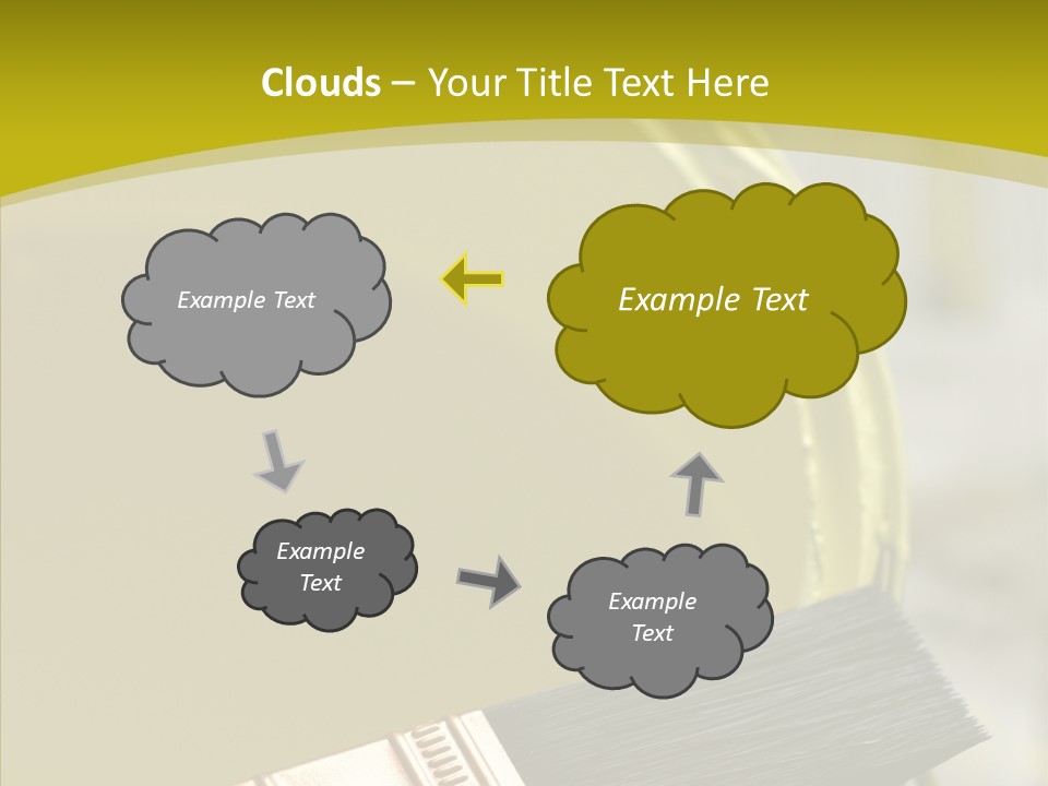 Painter Wet Newspaper PowerPoint Template