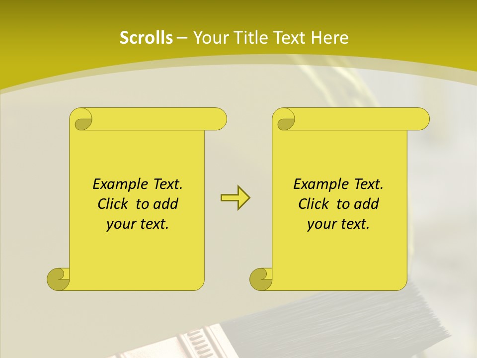 Painter Wet Newspaper PowerPoint Template