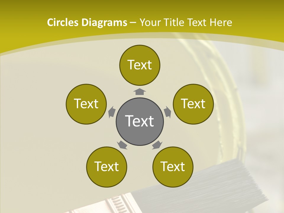 Painter Wet Newspaper PowerPoint Template